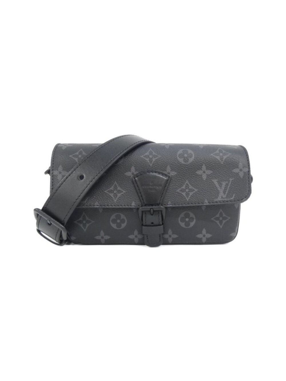 Louis Vuitton Monogram Eclipse Montsouris Wearable Wallet Shoulder Bag